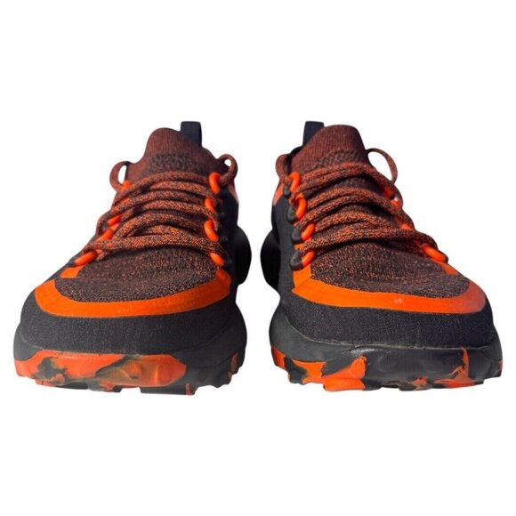 ALLBIRDS TRAIL RUNNER SWT BLACK BUOYANT ORANGE SHOES SNEAKER MENS SIZE 8W - Picture 2 of 6